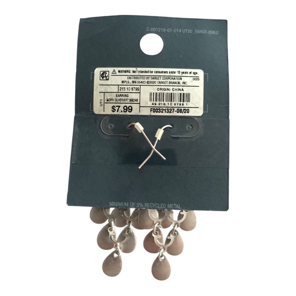 Universal Thread Silver Chandelier Earrings - Picture 5 of 6